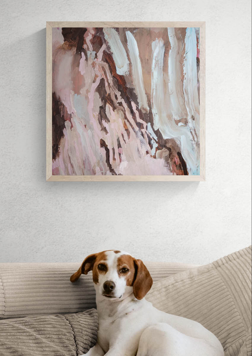 001 Kookaburra | 'The Original' | Abstract stretched canvas
