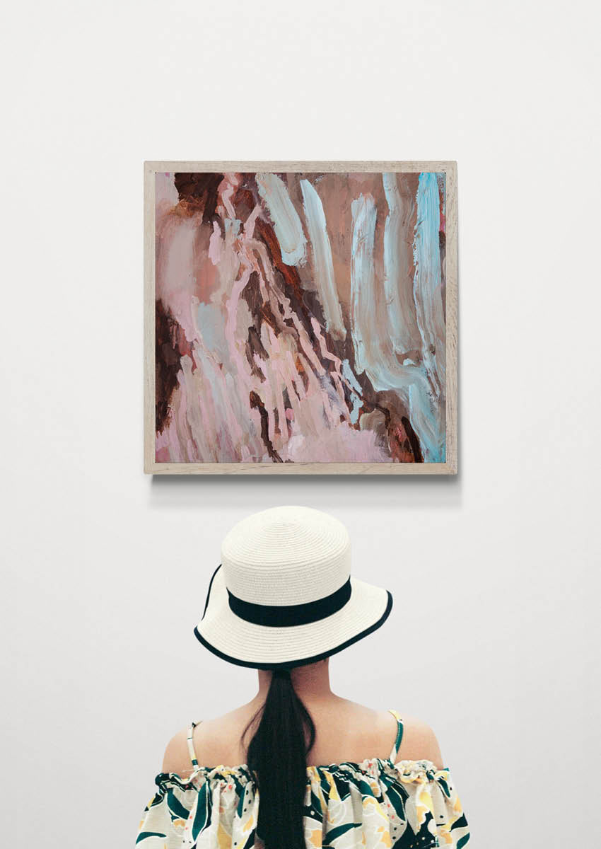 001 Kookaburra | 'The Original' | Abstract stretched canvas