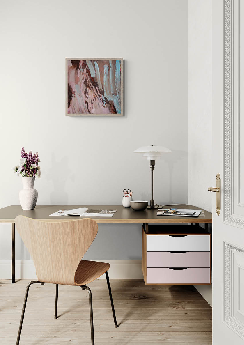 001 Kookaburra | 'The Original' | Abstract stretched canvas