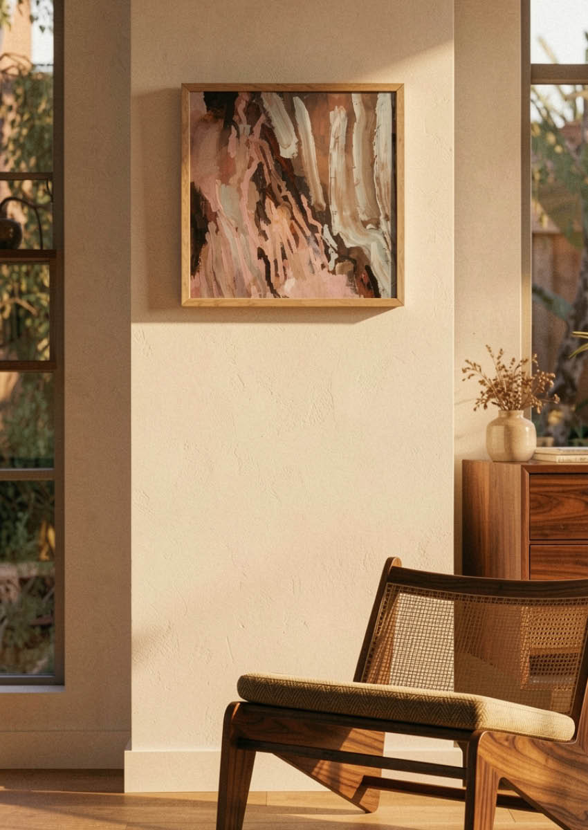 001 Kookaburra | 'The Original' | Abstract stretched canvas